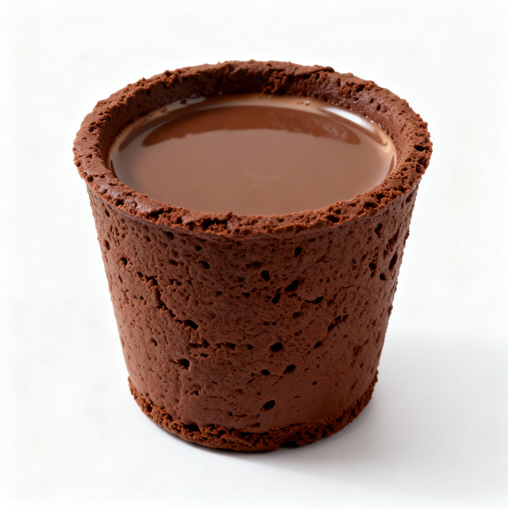 Edible Cup 90ml - Chocolate Flavour