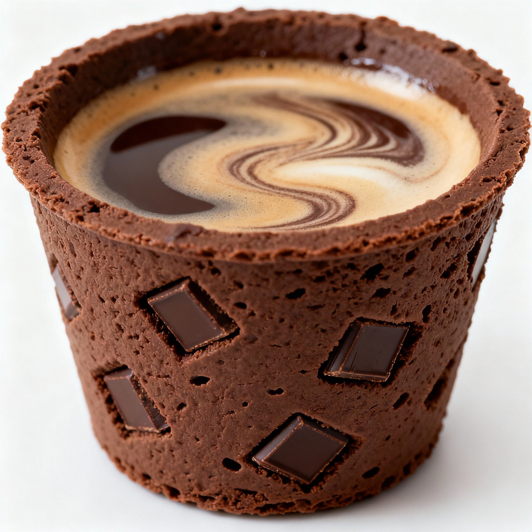 Edible Cup 90ml - Chocolate Flavour