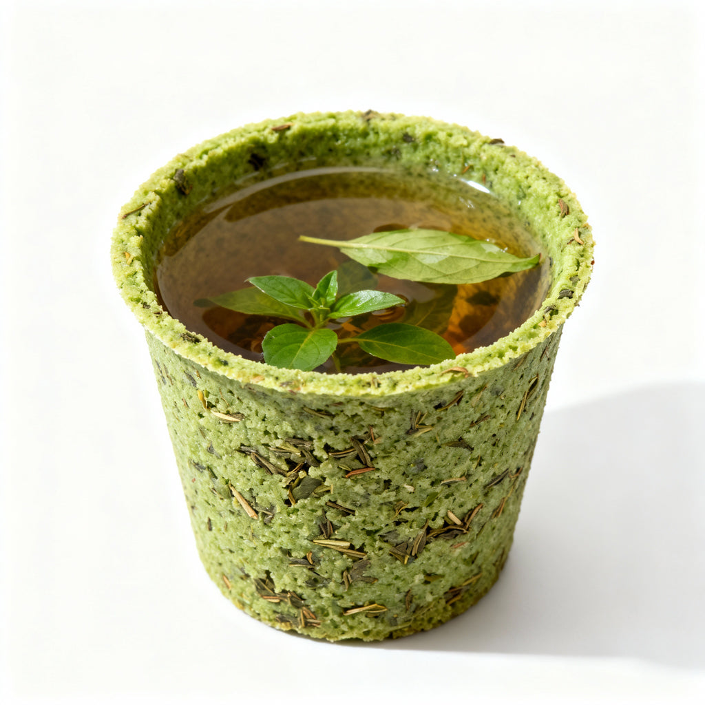 Edible Cup 90ml - Tulsi Flavour
