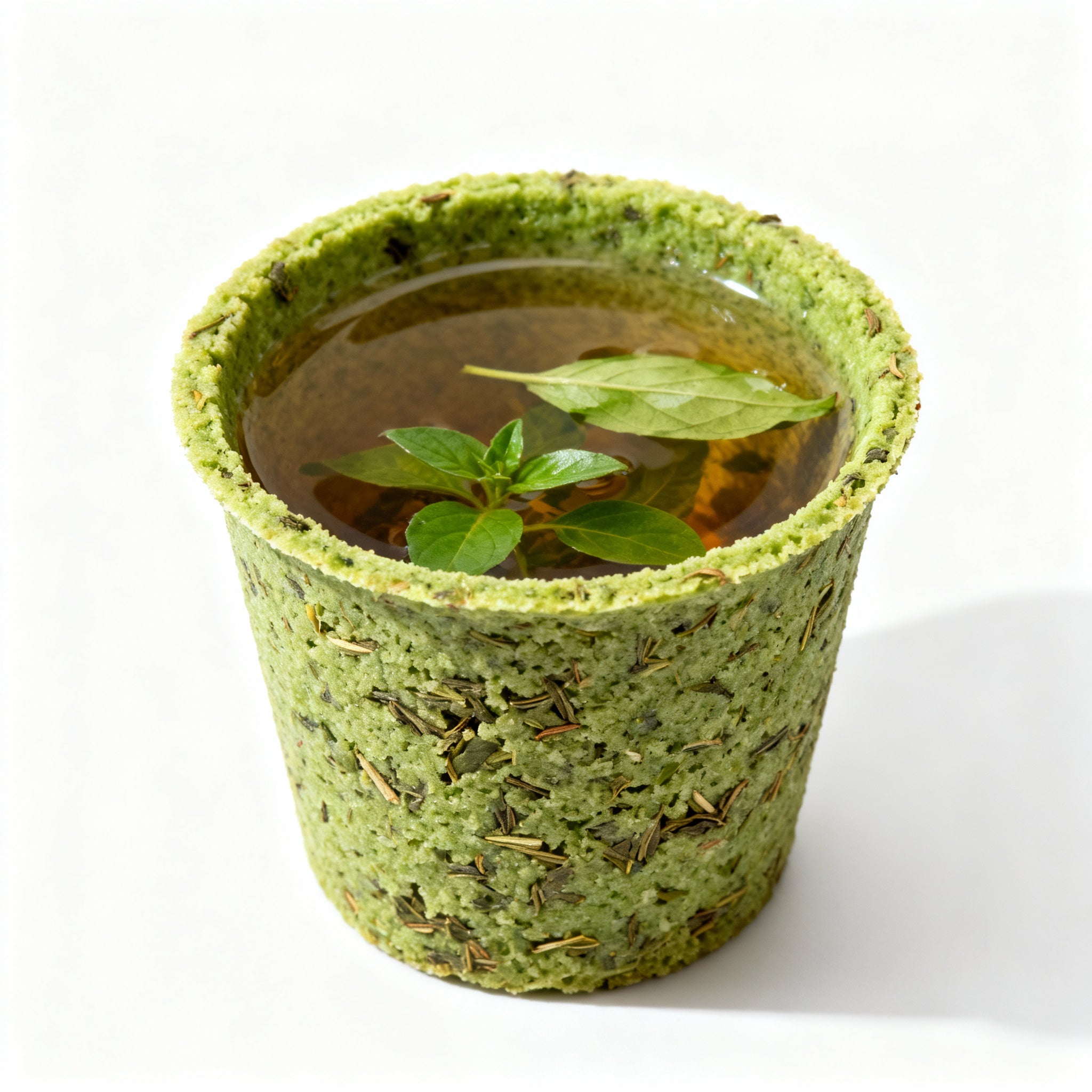 Edible Cup 90ml - Tulsi Flavour